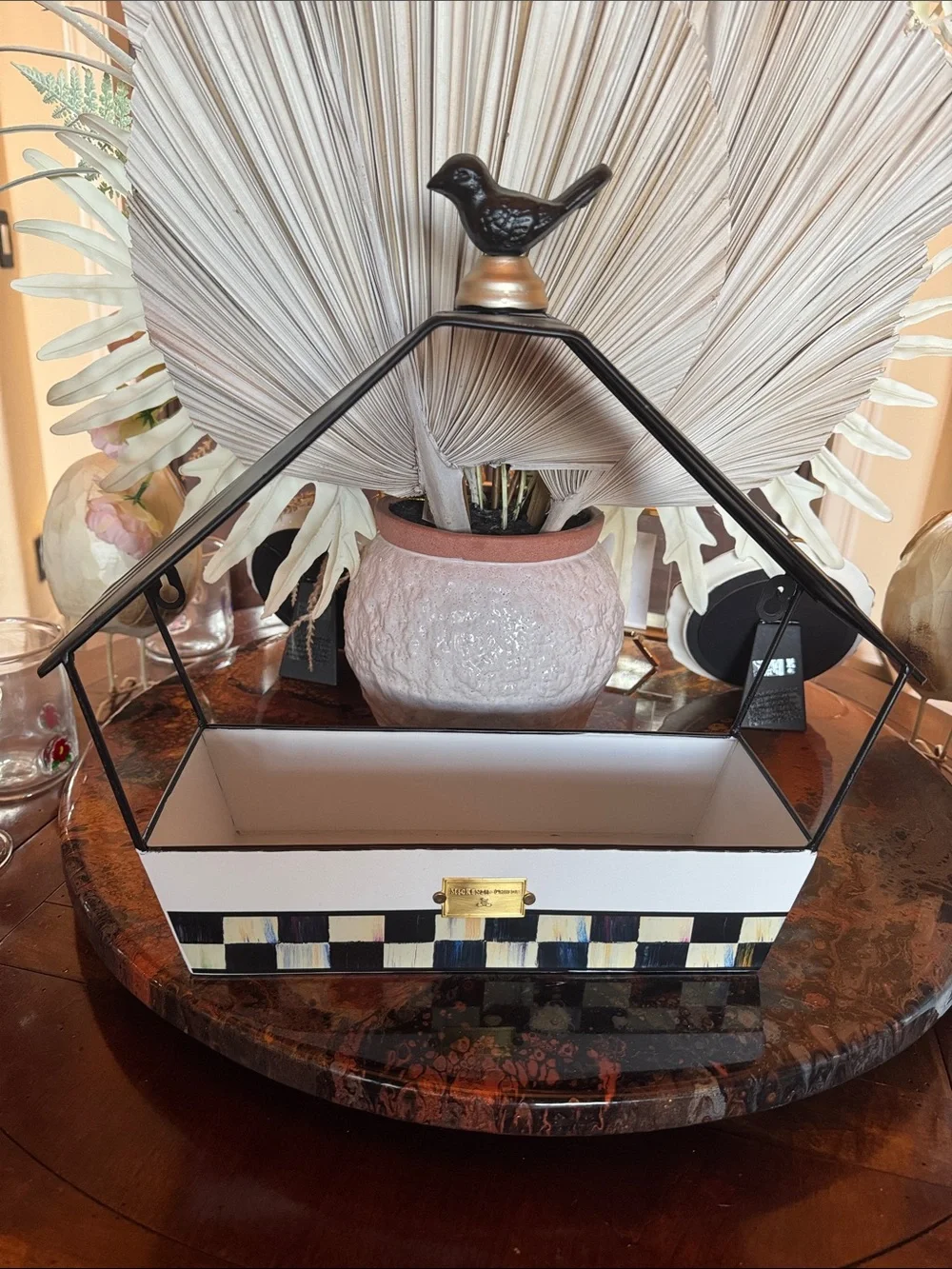 MacKenzie-Childs Spectator Wall Bird Feeder